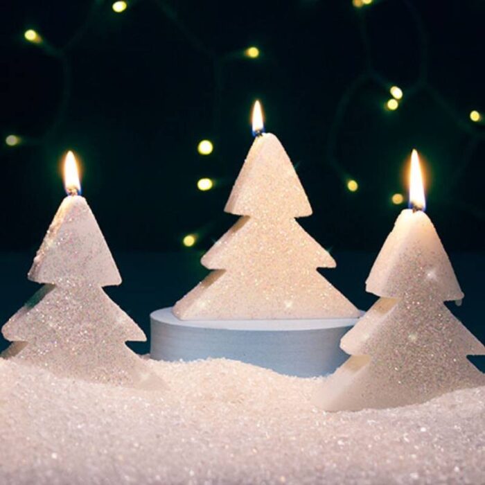 Kit como hacer 5 velas arbol de Navidad. Materiales e instrucciones