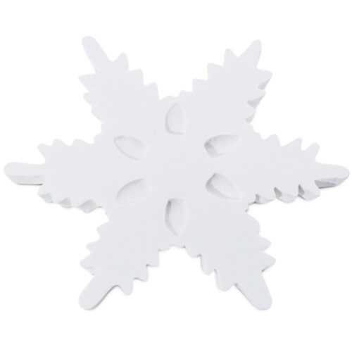 Molde posavasos copo de nieve
