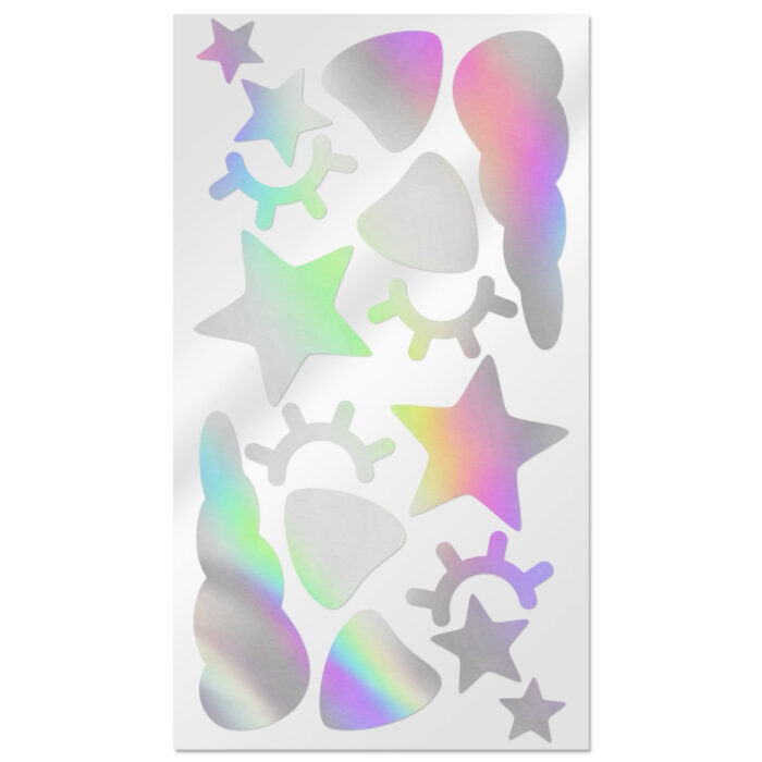 Pegatinas holograficas unicornio comprar