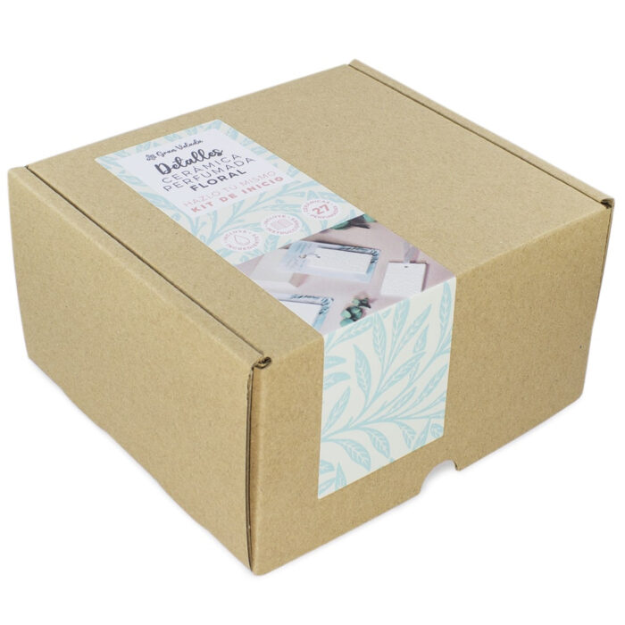 Kit ceramica perfumada floral para detalles de boda