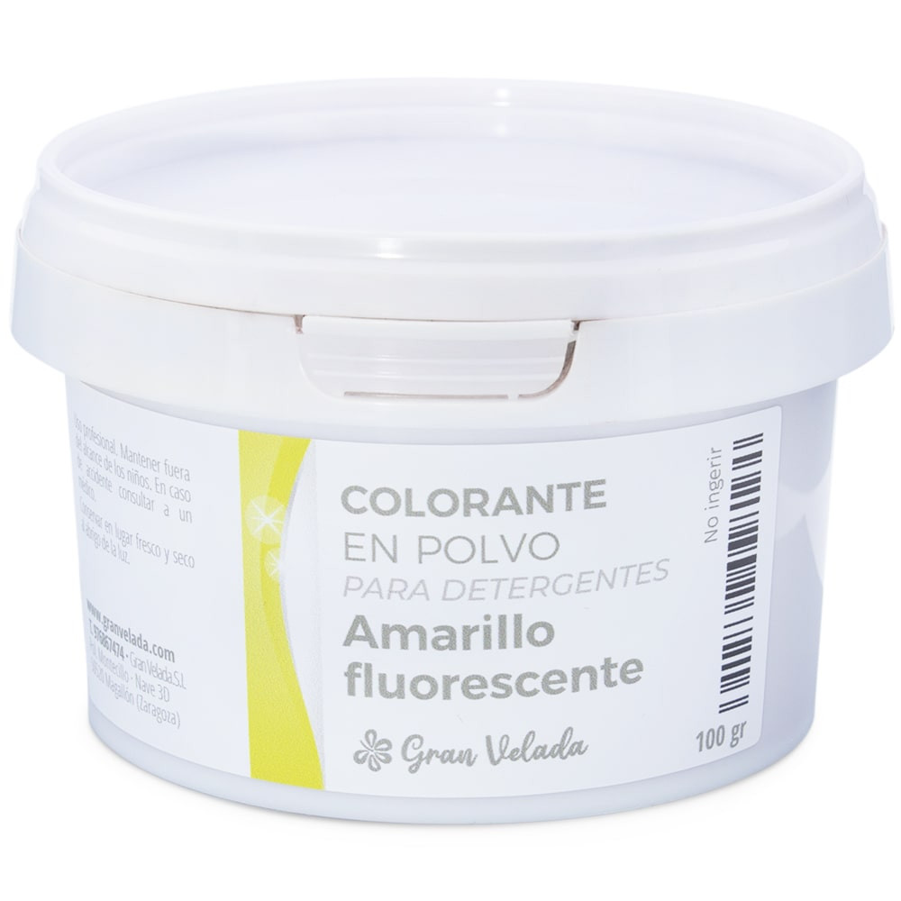 Colorante amarillo fluorescente en polvo para detergentes