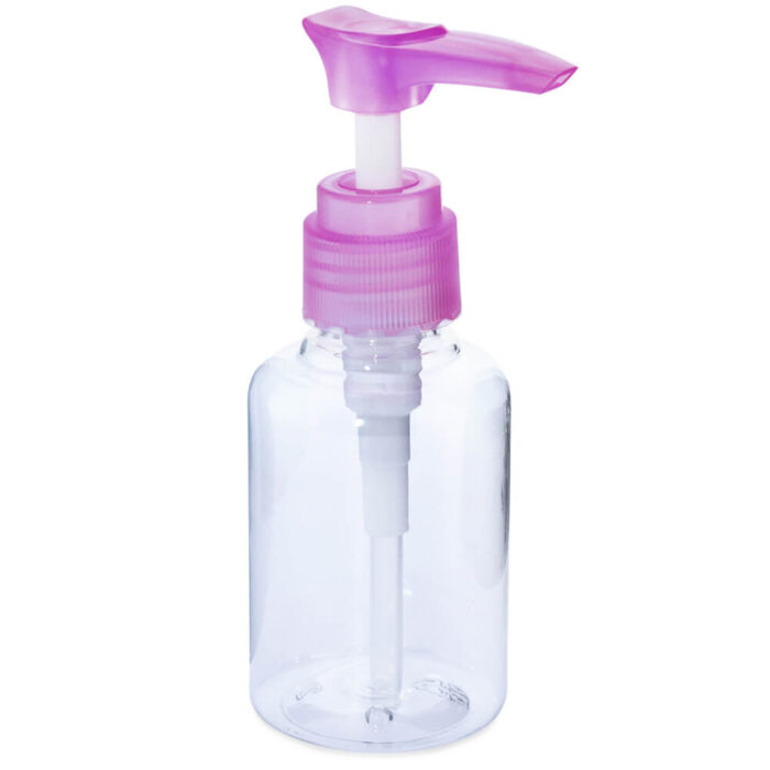 Envase 50 ml dispensador de colores - Botella de plástico de 50 ml con dispensador de colores. - Envases pet cosmetica