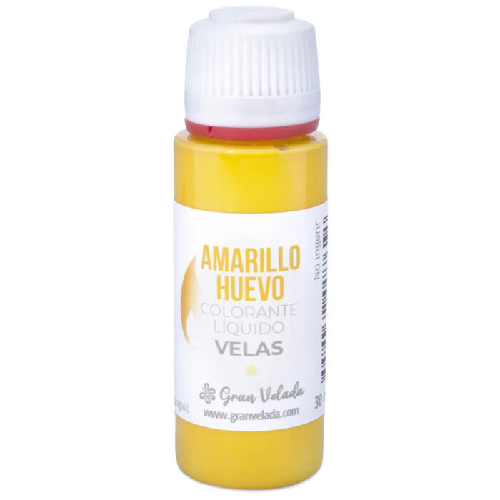 Colorante liquido velas amarillo huevo