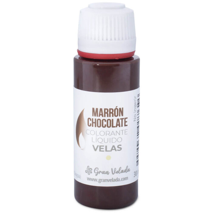 Colorante liquido velas marron chocolate