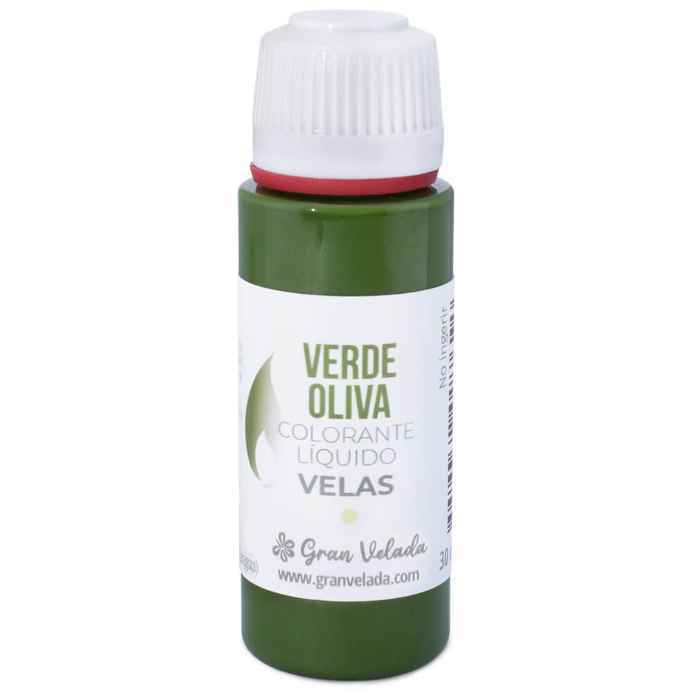 Colorante liquido velas verde oliva