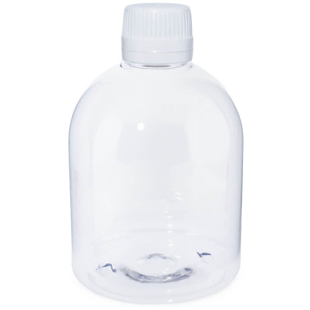 Botella 500 ml PET bombe tapon obturador gotero precinto