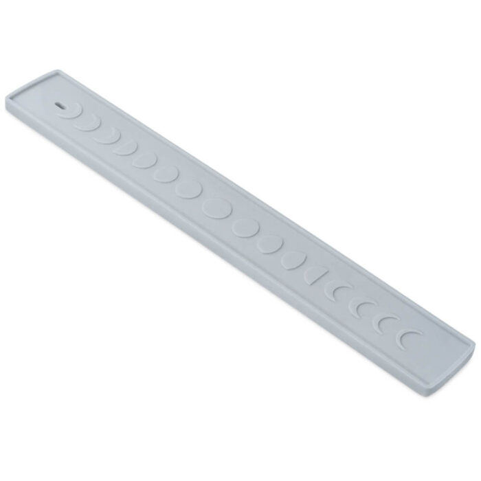 Molde porta incienso rectangular con lunas - Molde de silicona rectangular con lunas para hacer porta incienso. - Moldes para ha