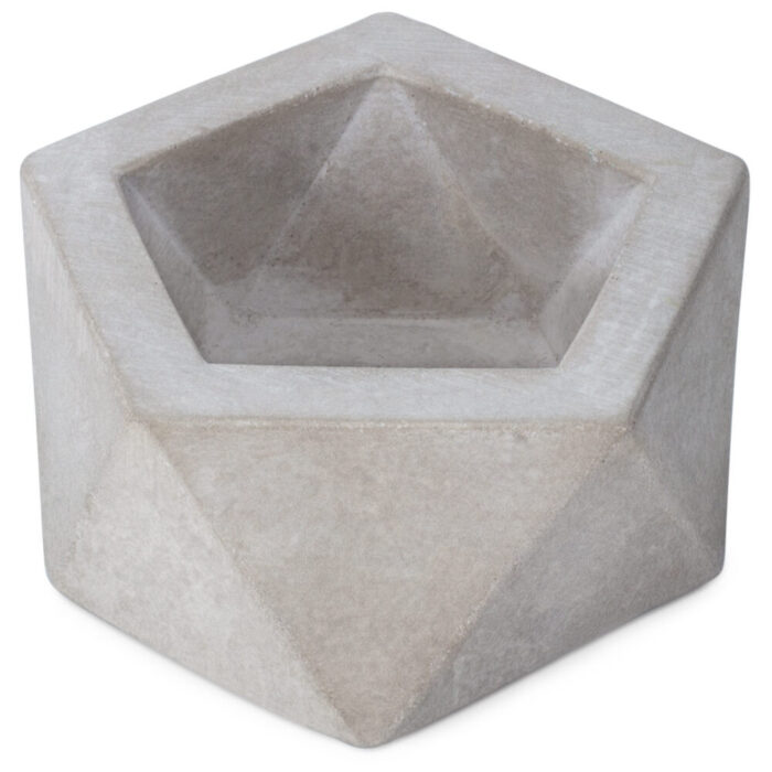 Molde silicona pentagono para hacer recipientes para velas