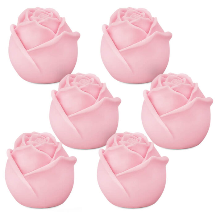 Molde 6 mini rosas cerradas