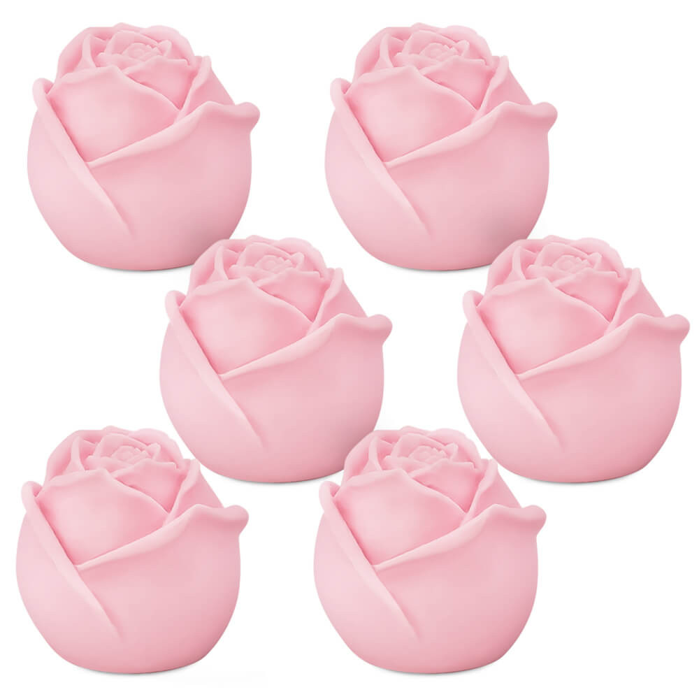 Molde 6 mini rosas cerradas