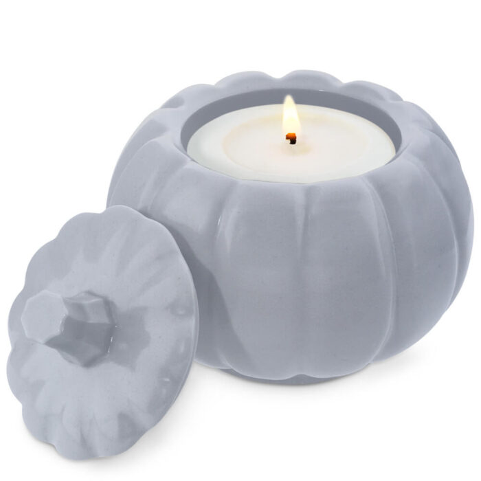 Molde calabaza clasic recipiente con tapa para velas