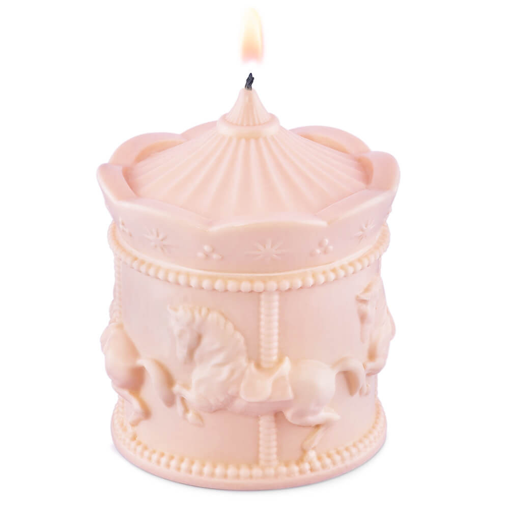 Molde carrusel para velas