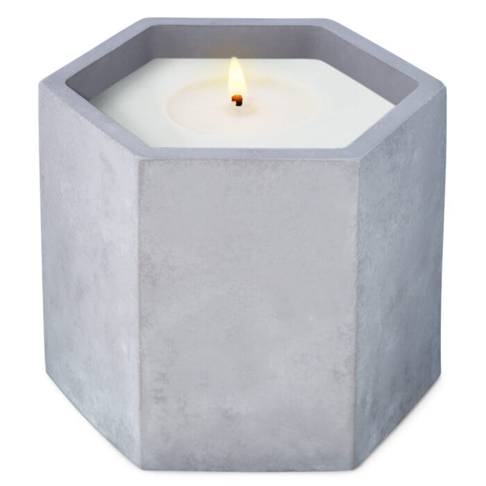 Molde hexagonal recipiente para velas