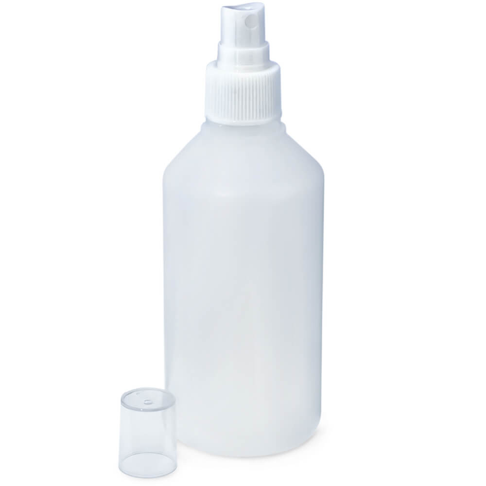 Botella 250 ml plastico pulverizador blanco