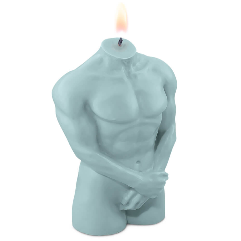 Molde torso masculino tapandose