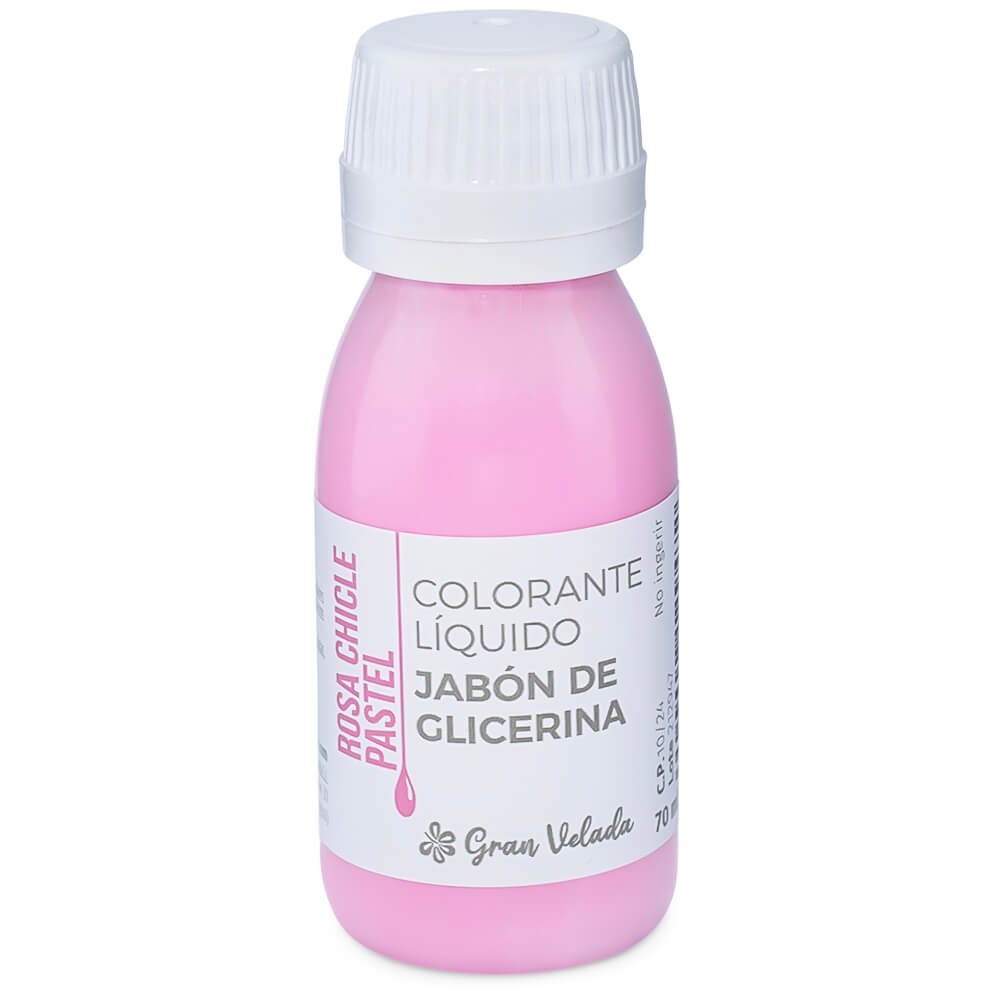 Colorante jabon glicerina rosa chicle pastel