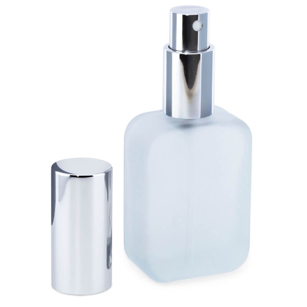 Frasco perfume 30 ml cristal mate petaca