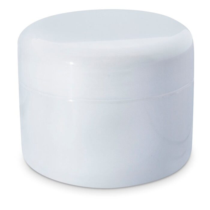 Tarro 50 ml plastico blanco