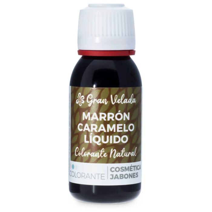 Colorante natural marron caramelo liquido