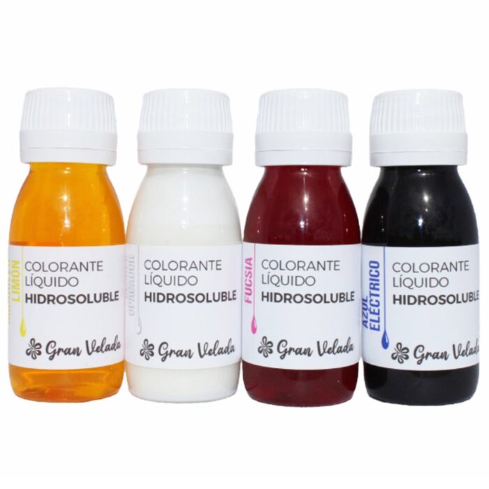 Pack ahorro colorantes liquidos hidrosolubles