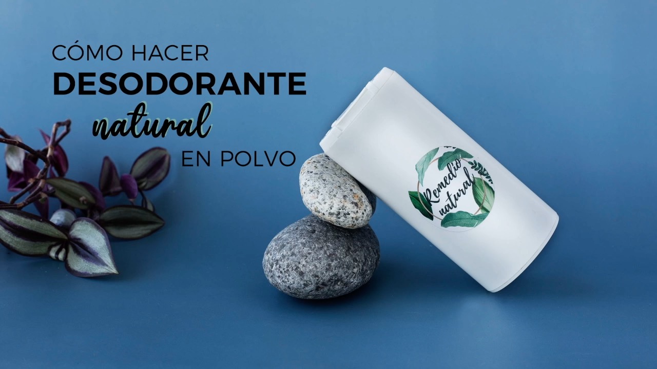 como hacer desodorante natural en polvo