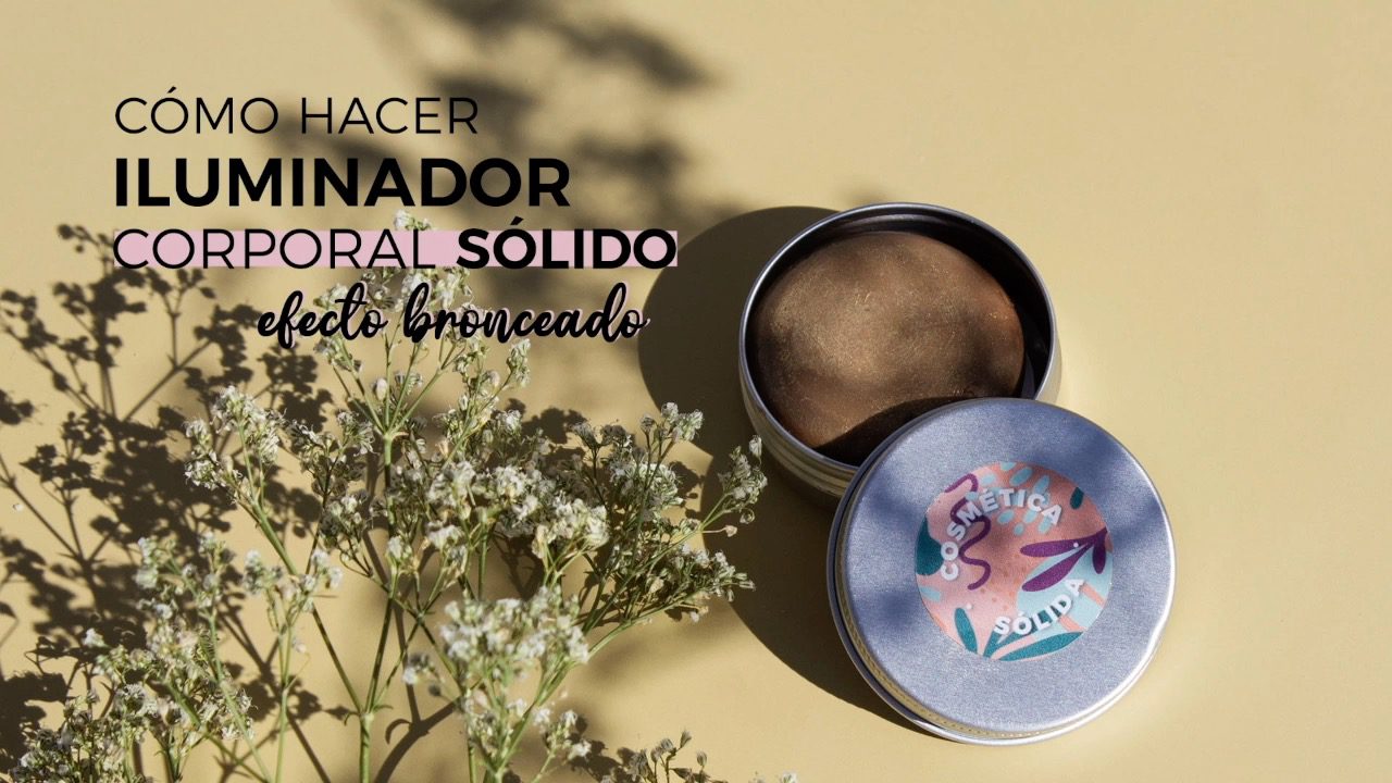 como hacer iluminador corporal solido