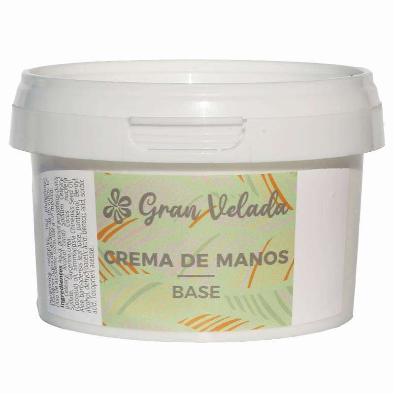 Crema base para manos