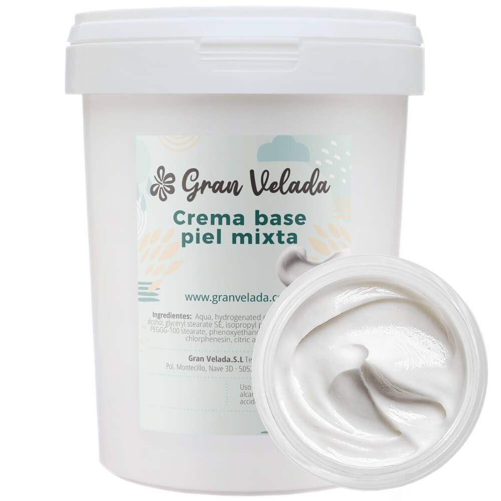 Crema base piel mixta