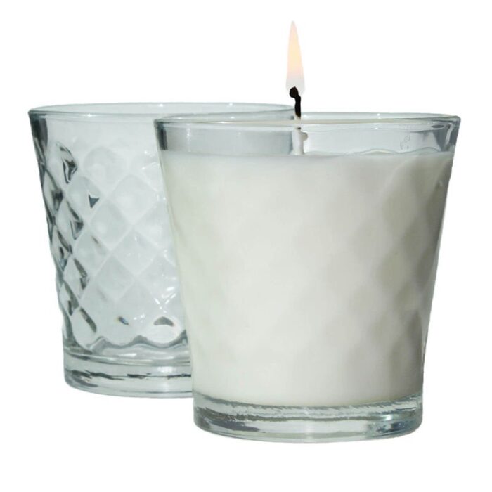 Vaso 280 ml diamante para velas