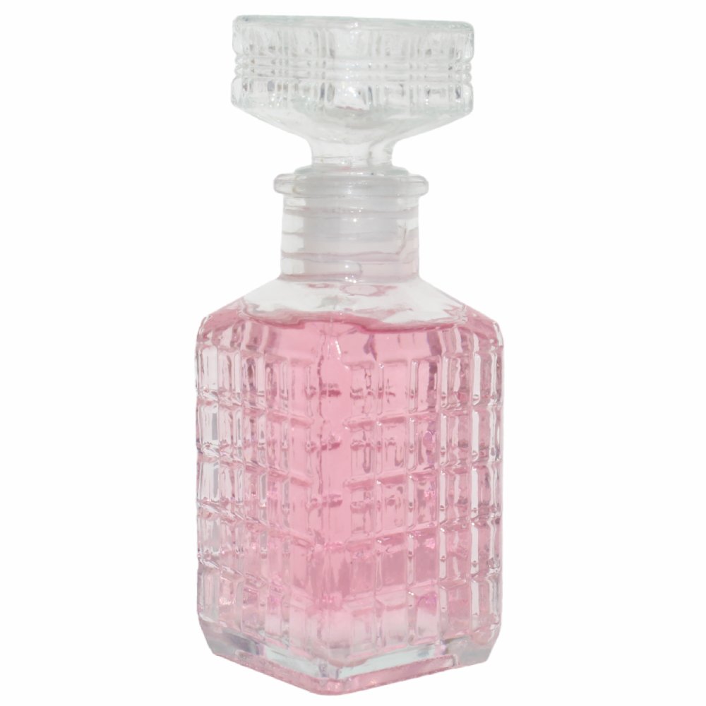 Licorera de cristal cuadrada 100 ml