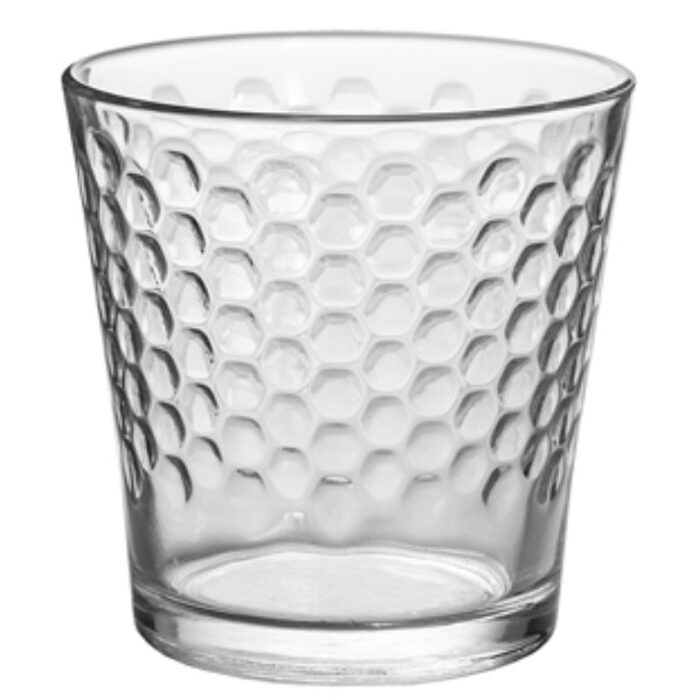 Vaso 280 ml panal de abejas para velas