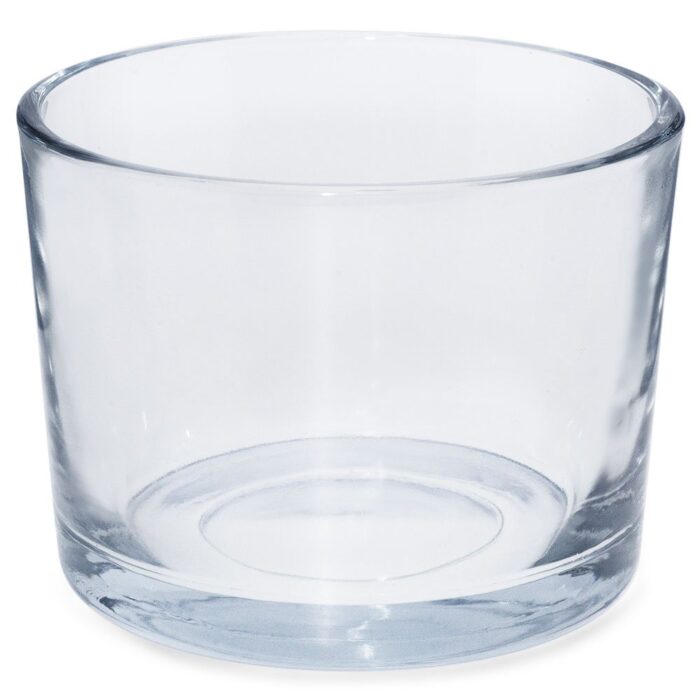 Vaso de cristal para velas aromáticas