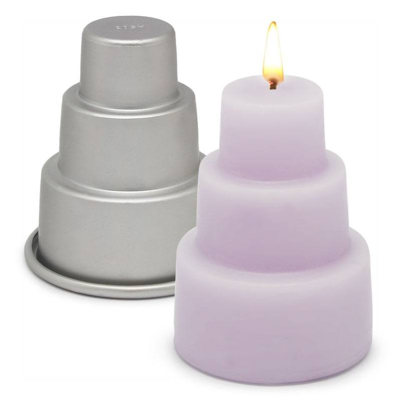 Molde de metal para velas tarta de novios