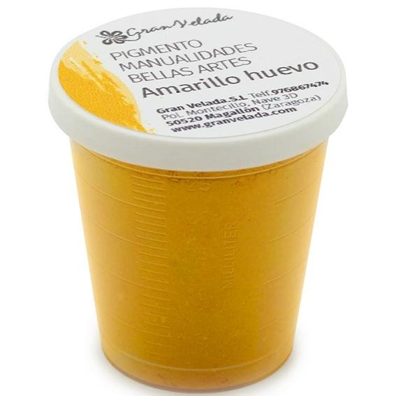 Pigmento amarillo huevo