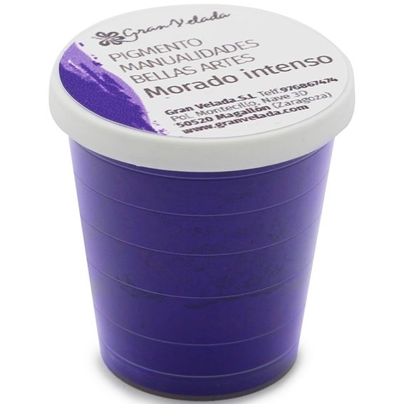 Pigmento morado intenso para manualidades