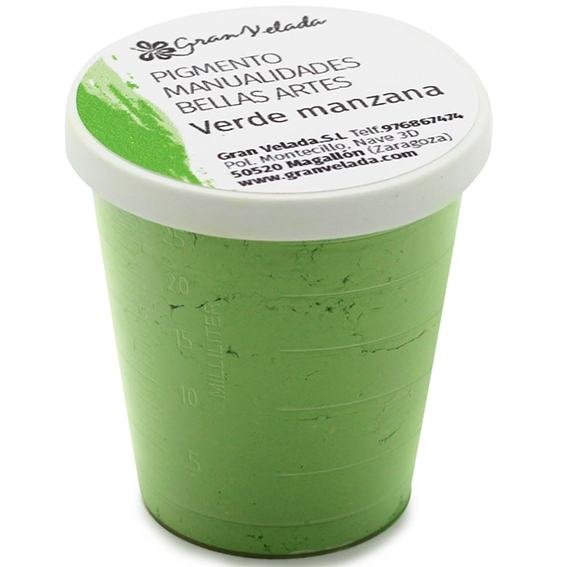 Pigmento cemento verde manzana