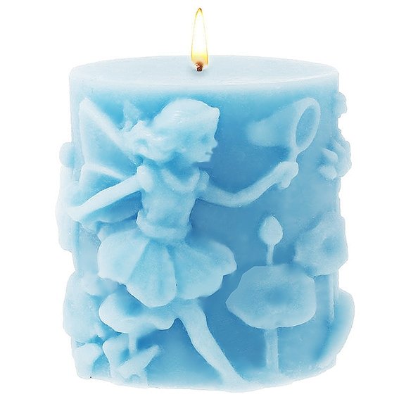 Molde velas hada de jardin oval