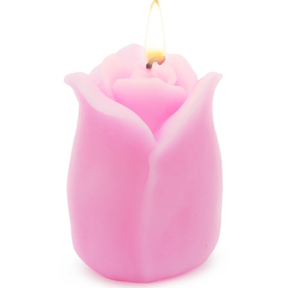 Molde Velas Capullo de Rosa 3D