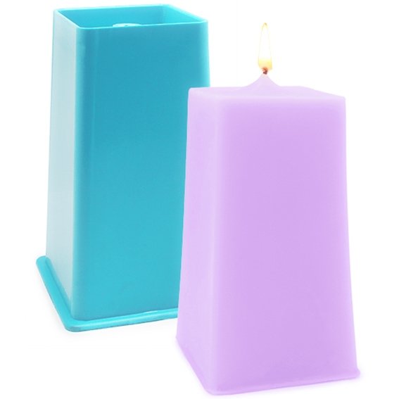 Molde para velas cuadradas