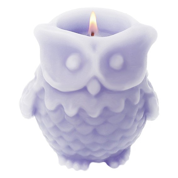 Molde buho 3d para velas y portavelas