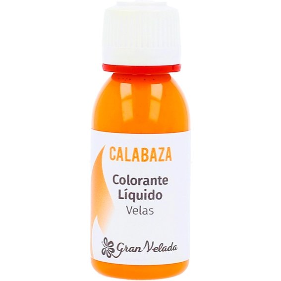 Colorante liquido velas naranja calabaza