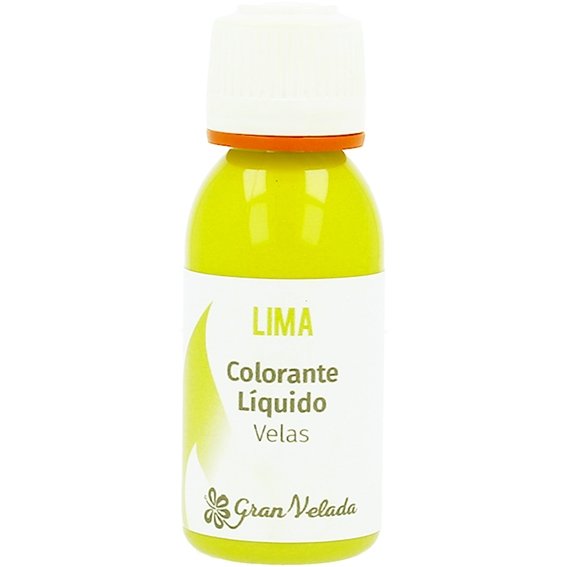 Colorante liquido velas lima