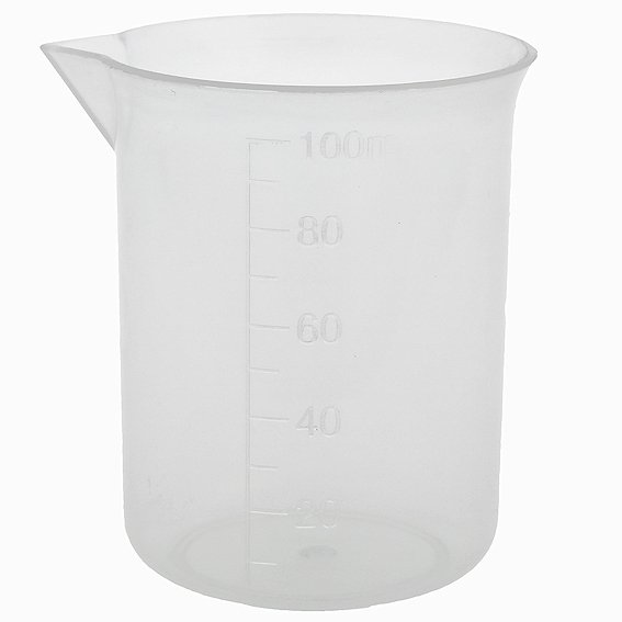 Vaso medidor 100 ml de plastico