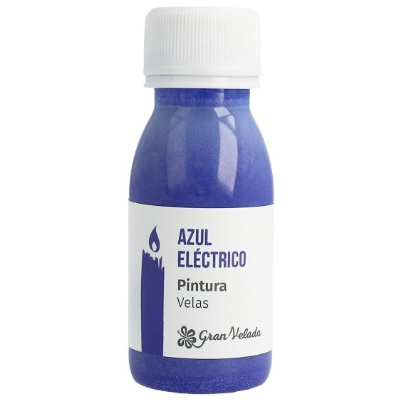 Pintura azul electrico para velas