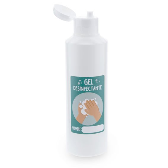 Bote de 250 ml para gel desinfectante