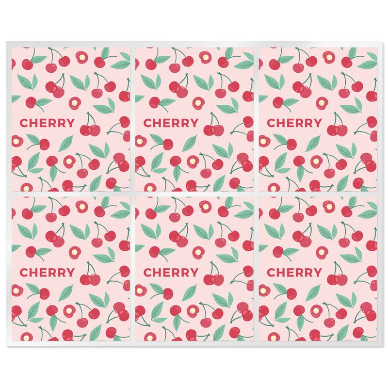 Pegatinas para labiales de cherry