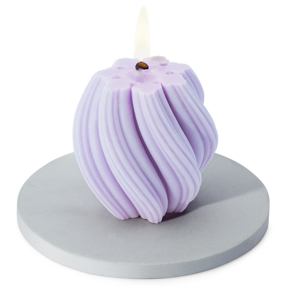 Molde redondo base para velas - Molde de silicona redondo para hacer bases para velas. - Moldes bases para velas