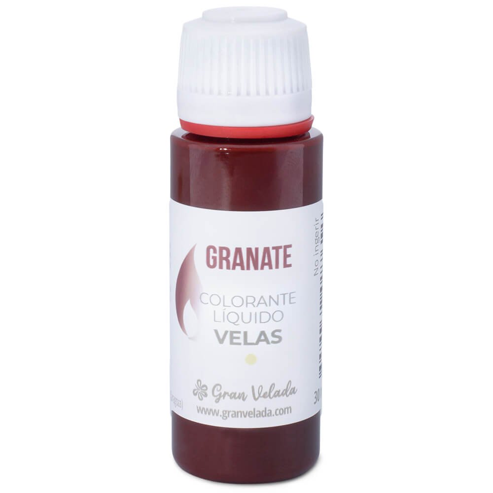 Colorante liquido velas granate