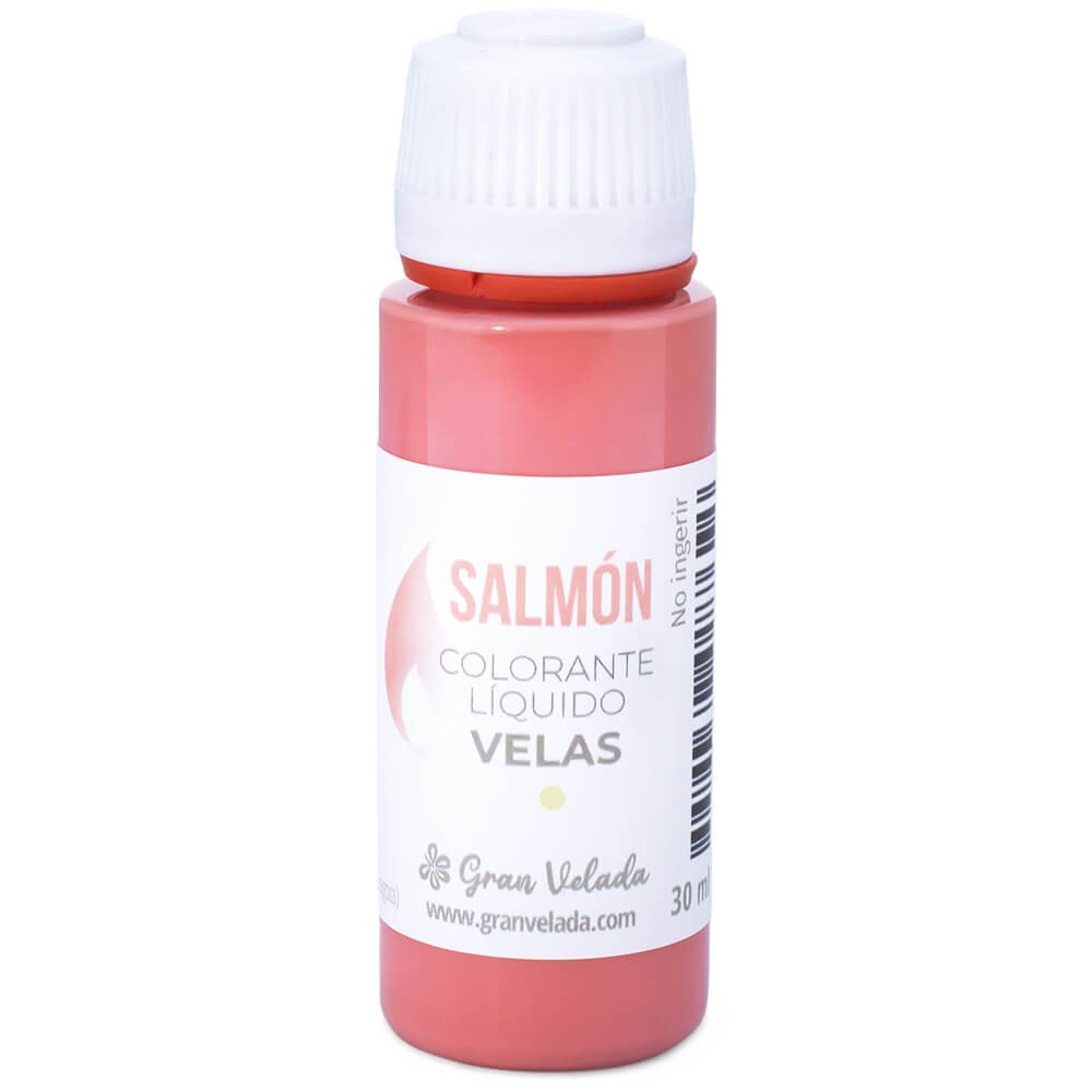 Colorante liquido velas salmon