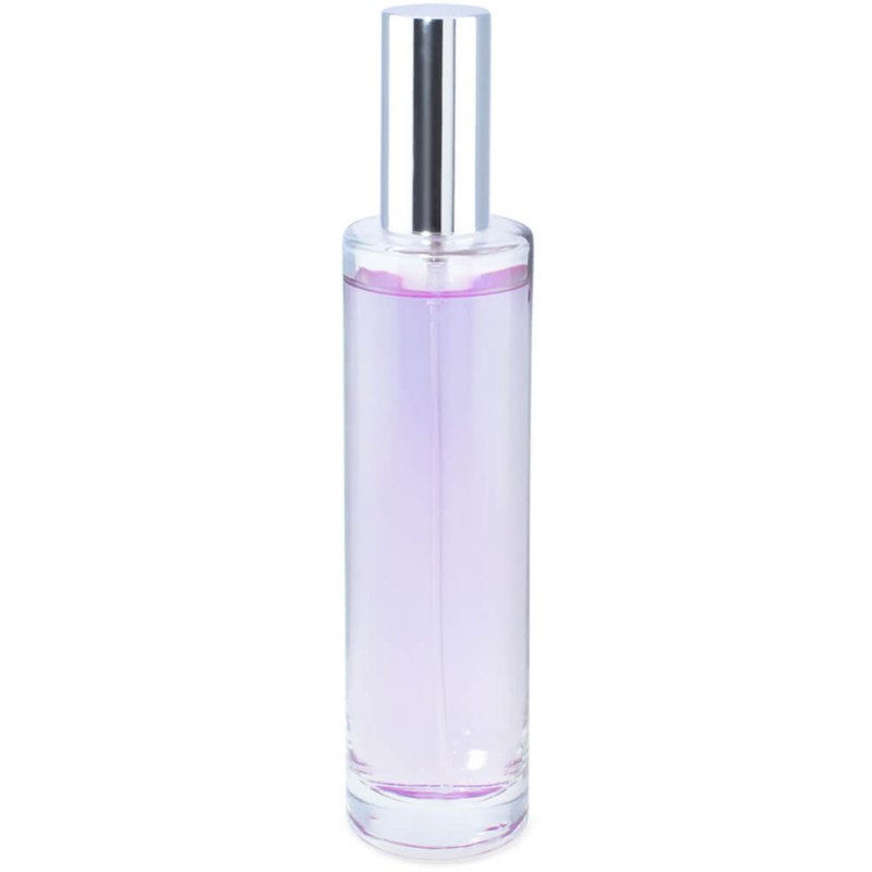 Frasco perfume 50 ml redondo pulverizador plateado